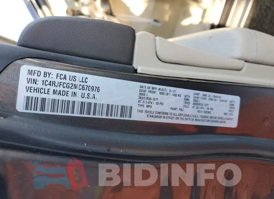 1C4RJFCG2MC670976 Photo# 14
