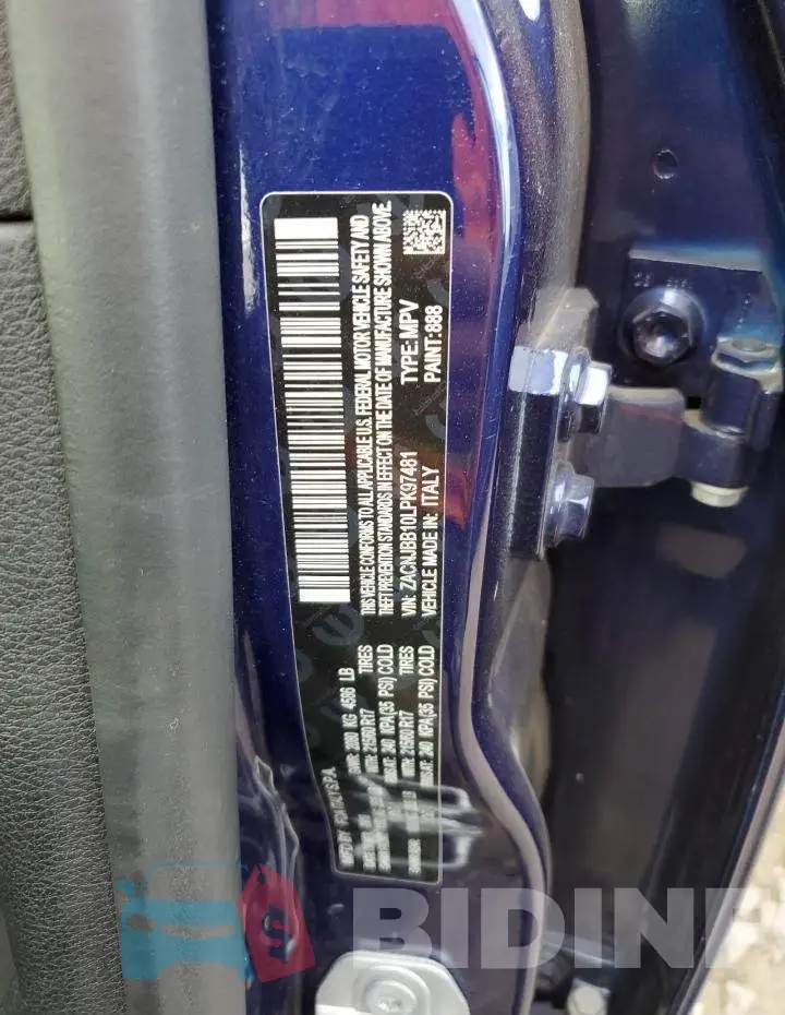 ZACNJBB10LPK97481 Photo# 12