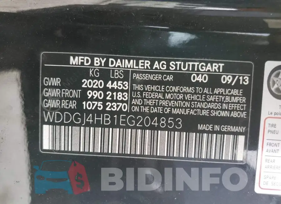 WDDGJ4HB1EG204853 Photo# 12