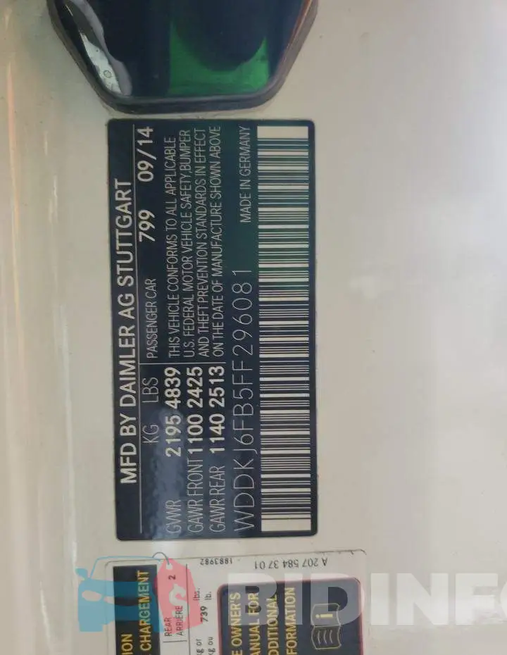 WDDKJ6FB5FF296081 Photo# 12