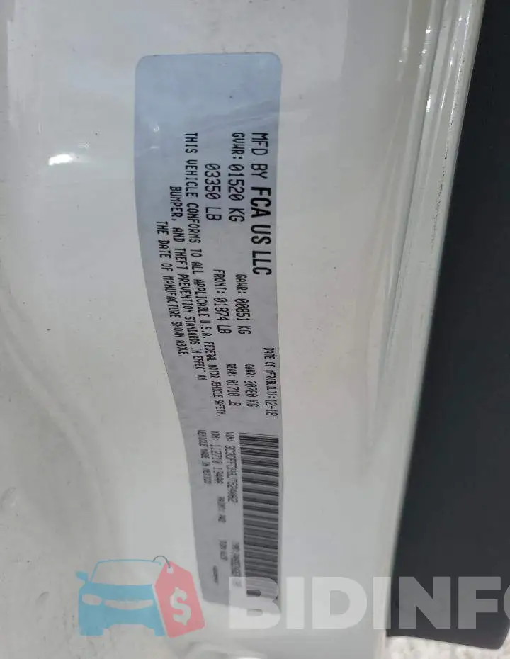 3C3CFFCH9JT524062 Photo# 12