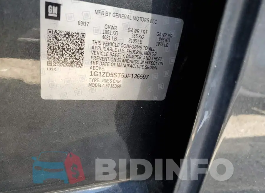 1G1ZD5ST5JF136597 Photo# 13