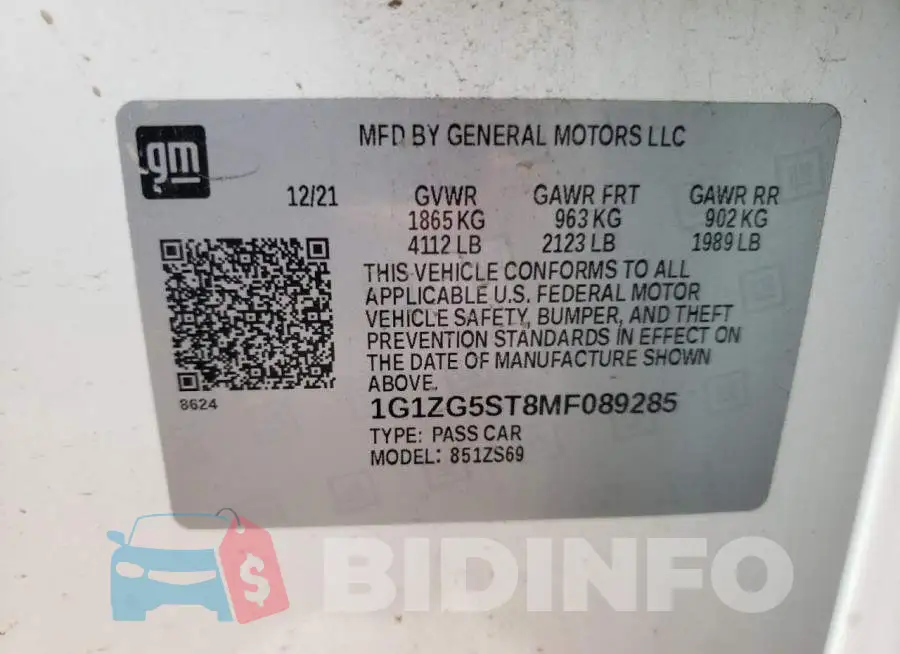 1G1ZG5ST8MF089285 Photo# 12