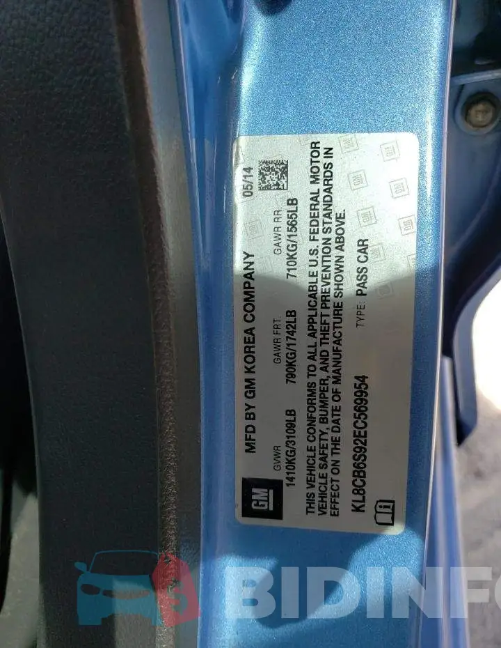 KL8CB6S92EC569954 Photo# 12