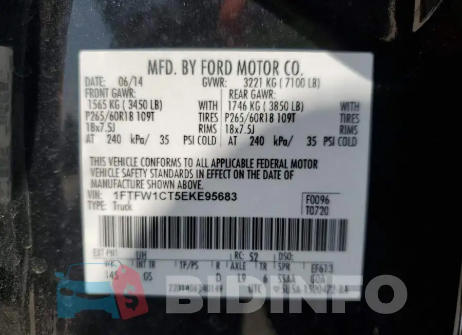 1FTFW1CT5EKE95683 Photo# 12