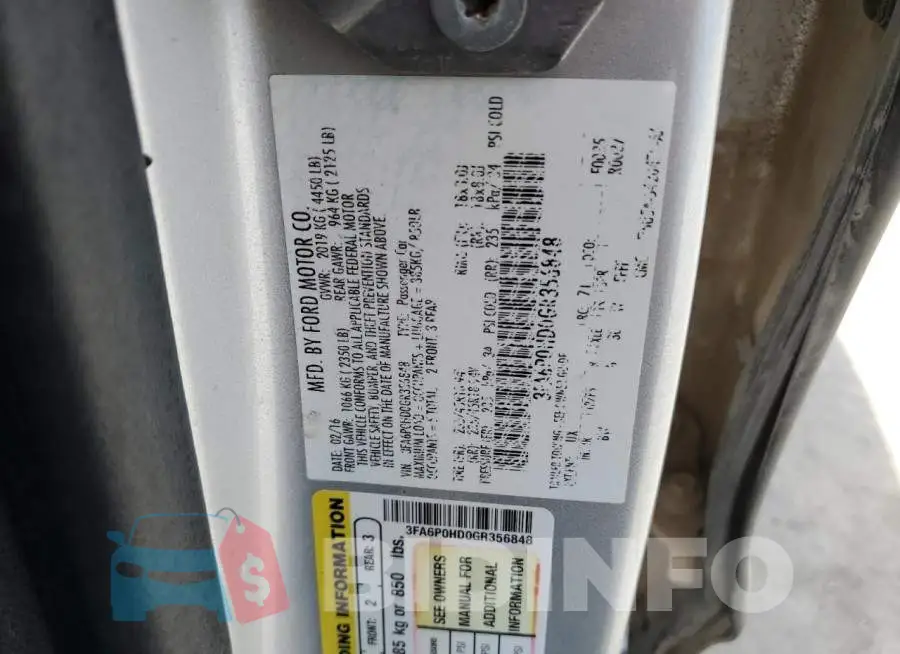 3FA6P0HD0GR356848 Photo# 12