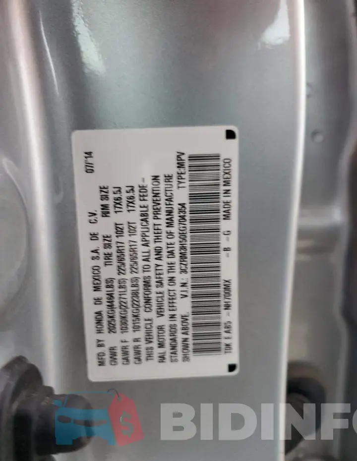 3CZRM3H50EG704354 Photo# 12