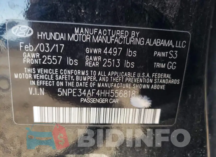 5NPE34AF4HH556818 Photo# 13