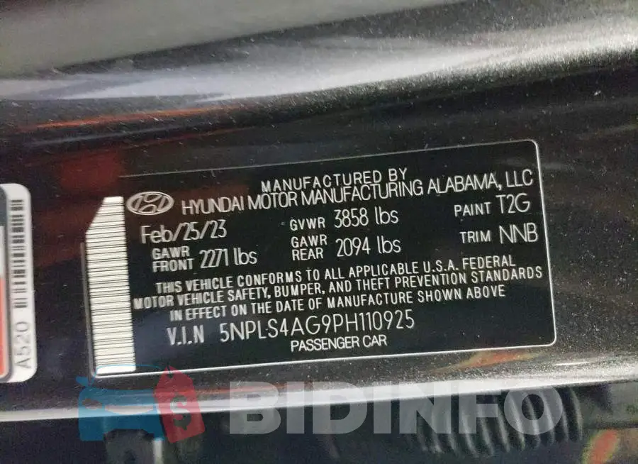 5NPLS4AG9PH110925 Photo# 12