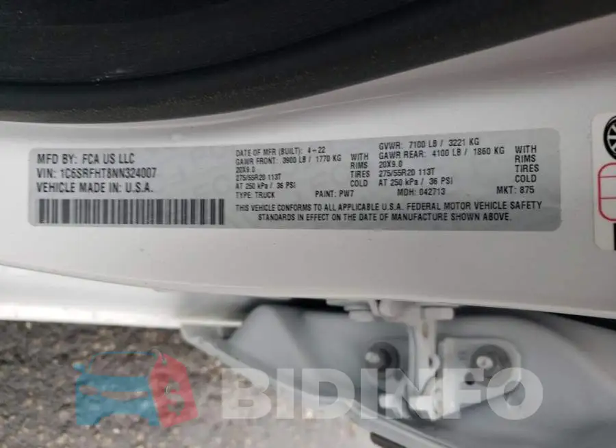 1C6SRFHT8NN324007 Photo# 12