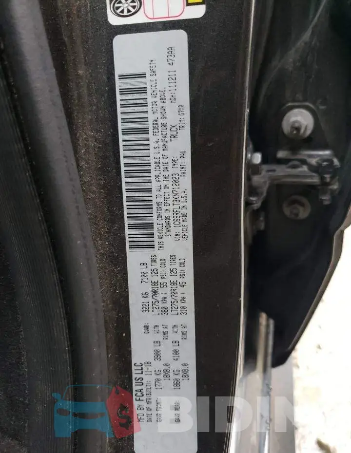 1C6SRFLT3KN712023 Photo# 13
