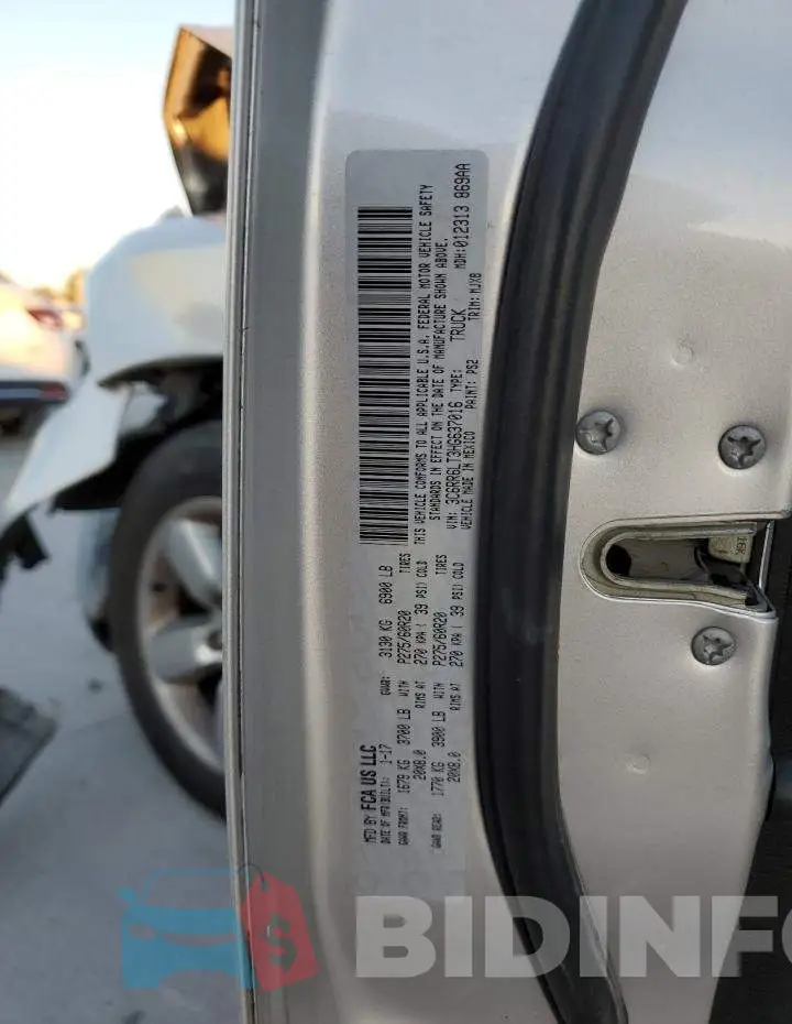 3C6RR6LT3HG637016 Photo# 13