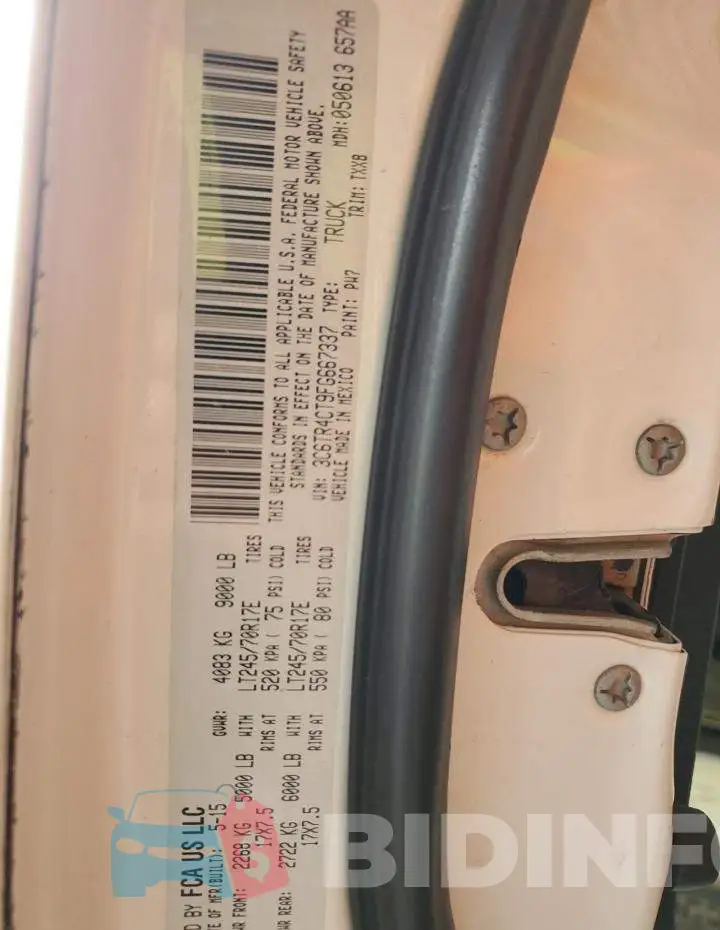 3C6TR4CT9FG667337 Photo# 12