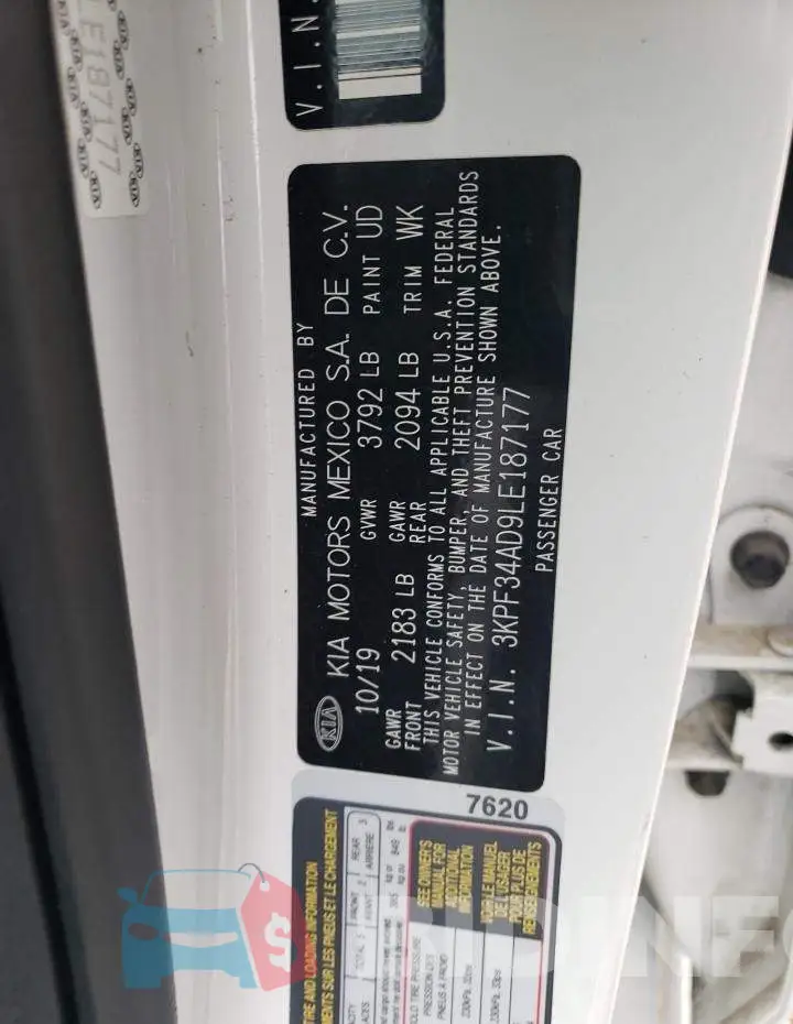 3KPF34AD9LE187177 Photo# 13