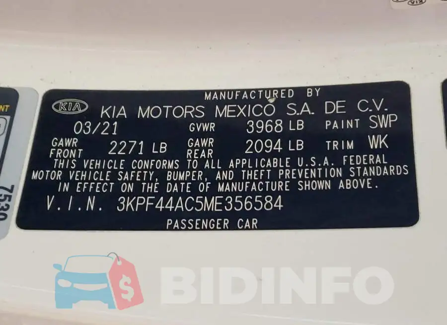 3KPF44AC5ME356584 Photo# 12
