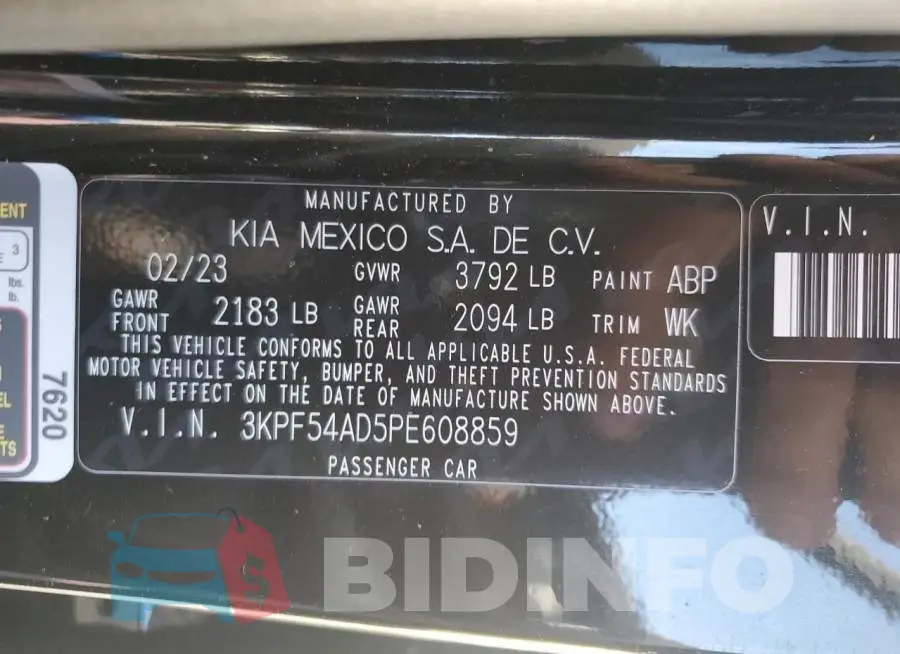 3KPF54AD5PE608859 Photo# 12