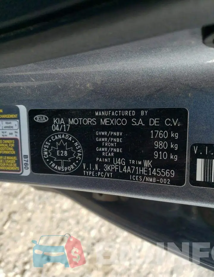 3KPFL4A71HE145569 Photo# 13