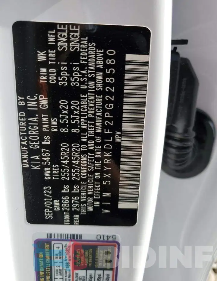 5XYRKDLF2PG228580 Photo# 13