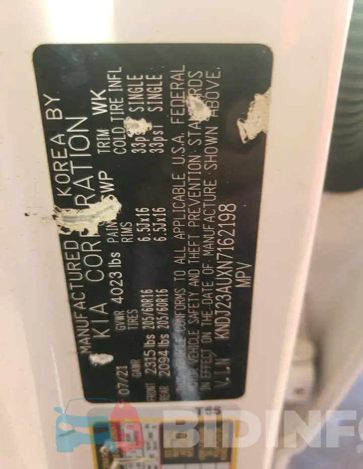 KNDJ23AUXN7162198 Photo# 12