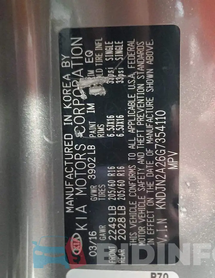 KNDJN2A26G7354110 Photo# 13