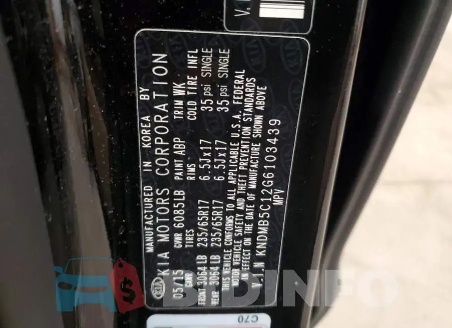 KNDMB5C12G6103439 Photo# 13