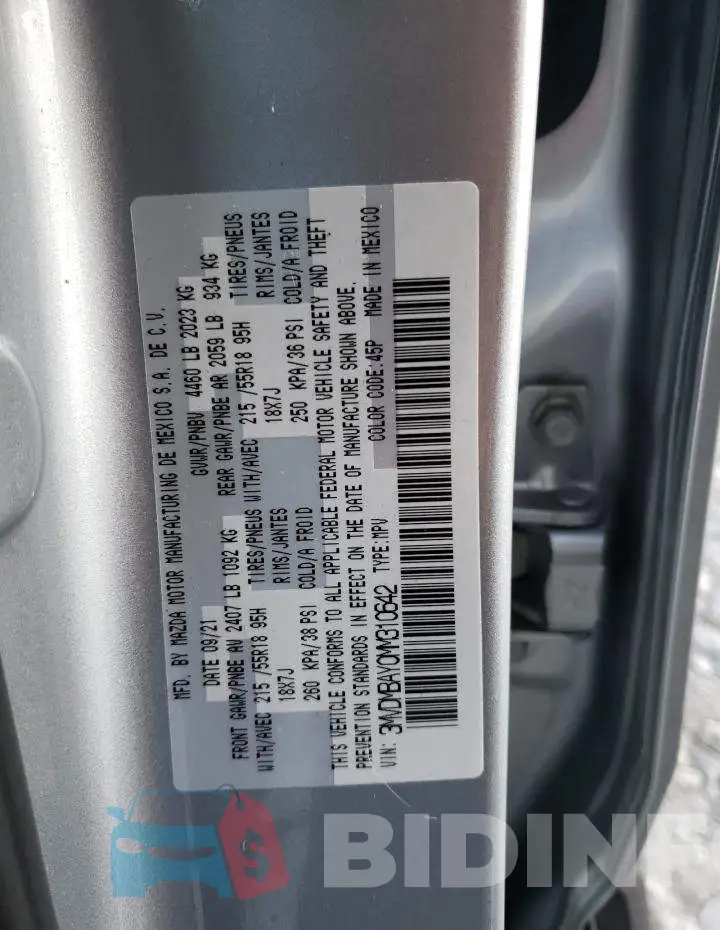 3MVDMBAY0MM310642 Photo# 13