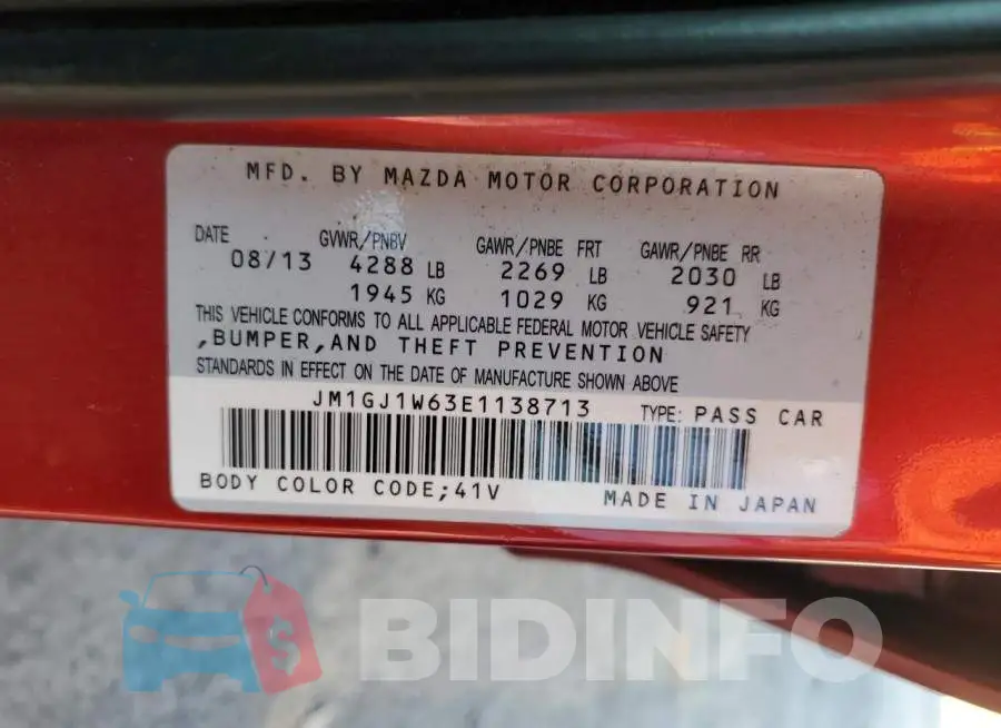 JM1GJ1W63E1138713 Photo# 12