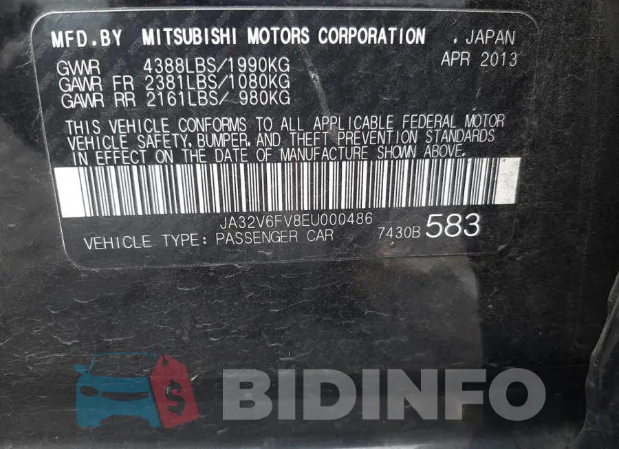 JA32V6FV8EU000486 Photo# 12