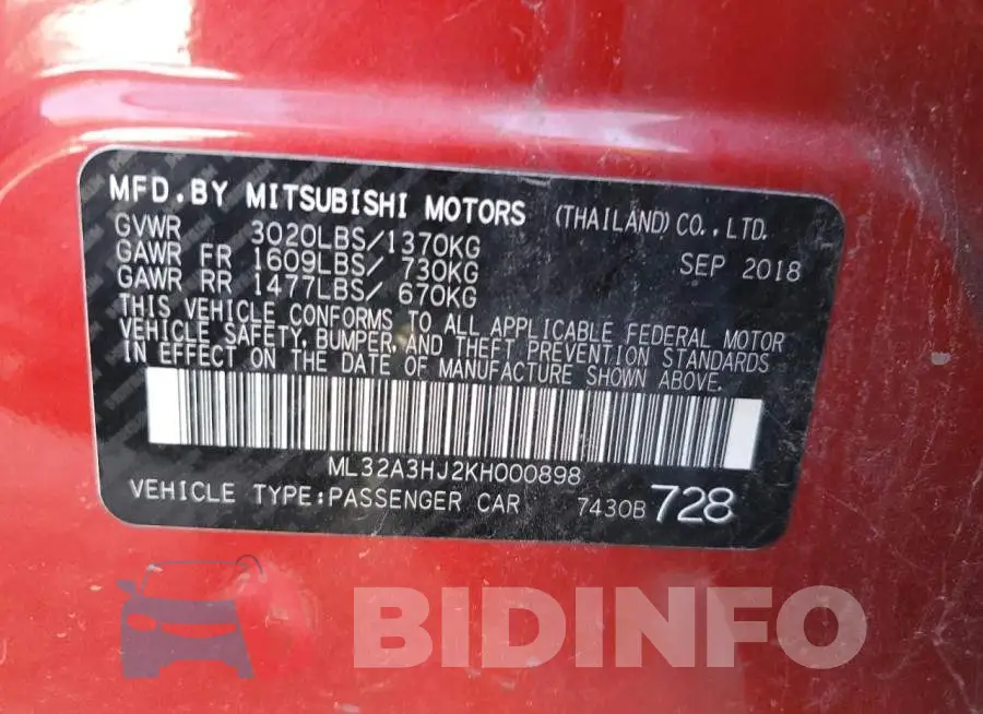 ML32A3HJ2KH000898 Photo# 12