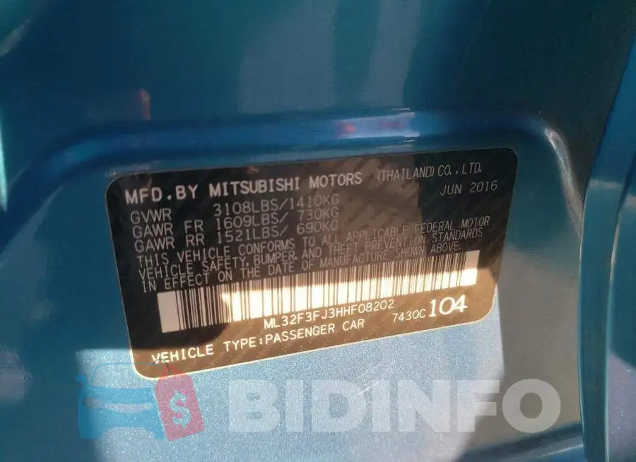 ML32F3FJ3HHF08202 Photo# 13