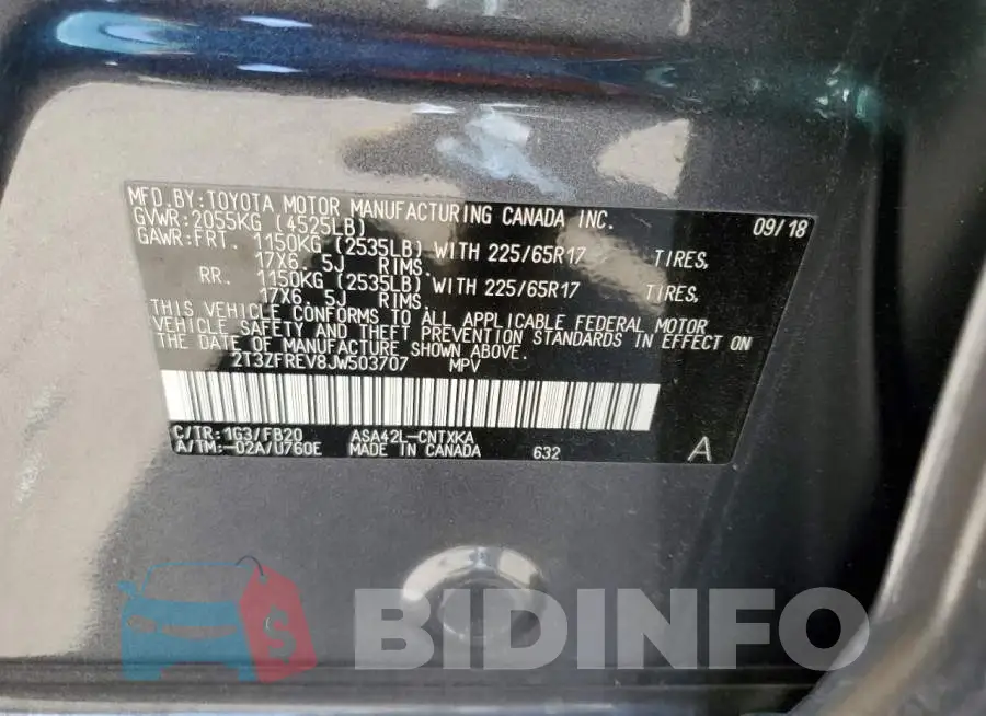 2T3ZFREV8JW503707 Photo# 13