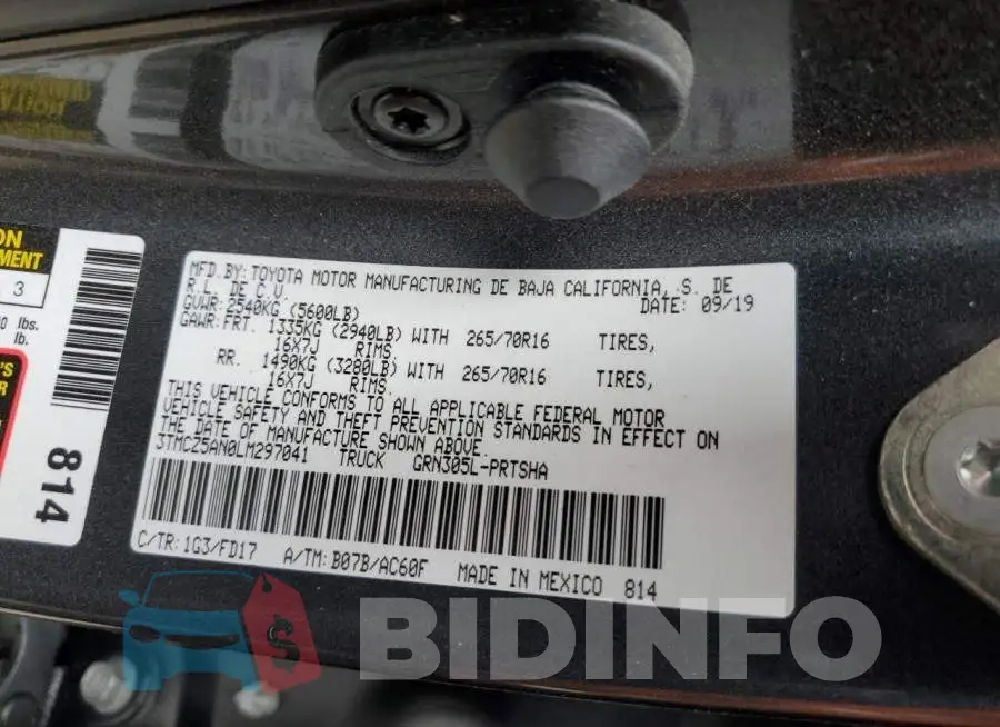 3TMCZ5AN0LM297041 Photo# 12