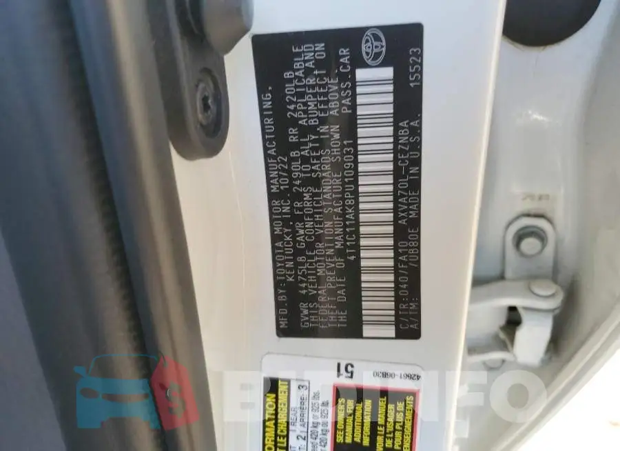 4T1C11AK8PU109031 Photo# 12
