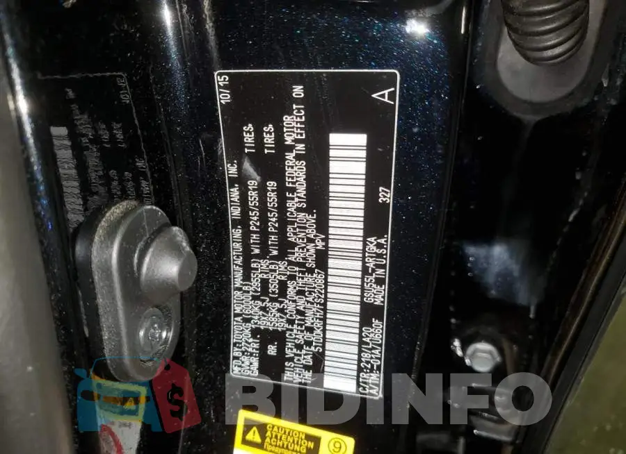 5TDDKRFH7FS220867 Photo# 13