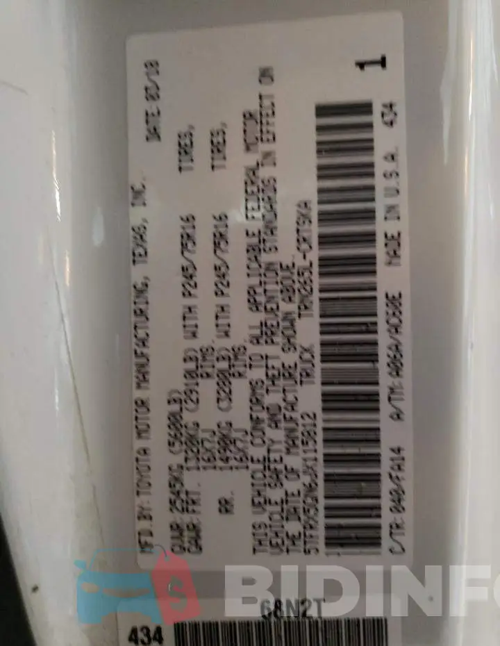 5TFRX5GN6JX115812 Photo# 13
