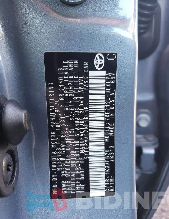 5YFEPMAE7MP166188 Photo# 12