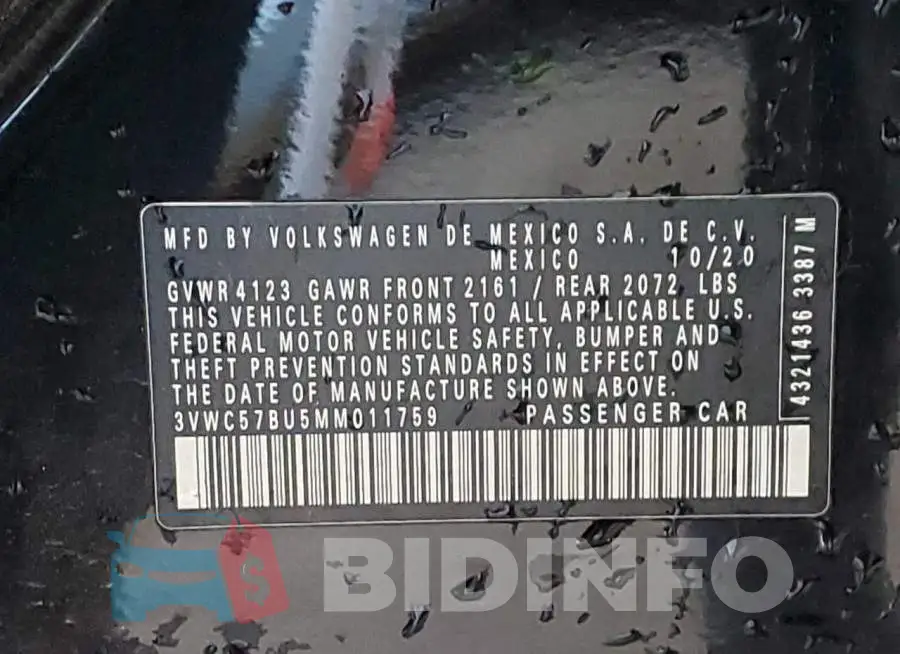 3VWC57BU5MM011759 Photo# 12