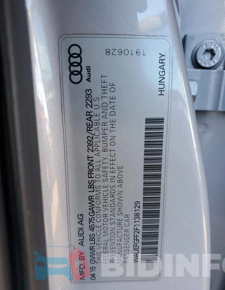 WAUEFGFF2F1138129 Photo# 12