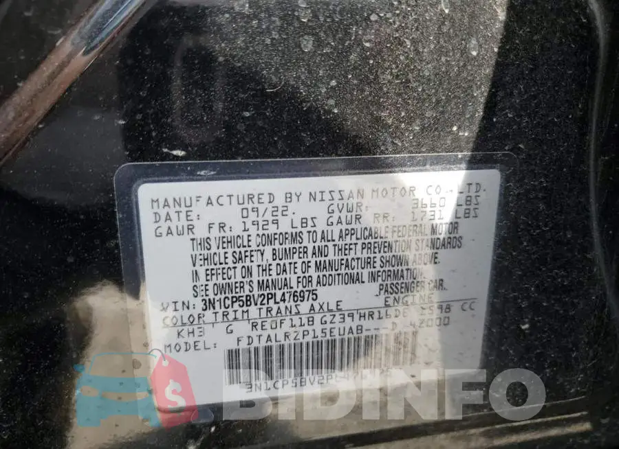3N1CP5BV2PL476975 Photo# 13