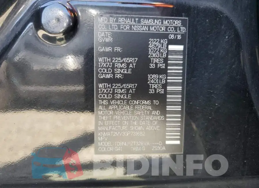 KNMAT2MV3GP731682 Photo# 12