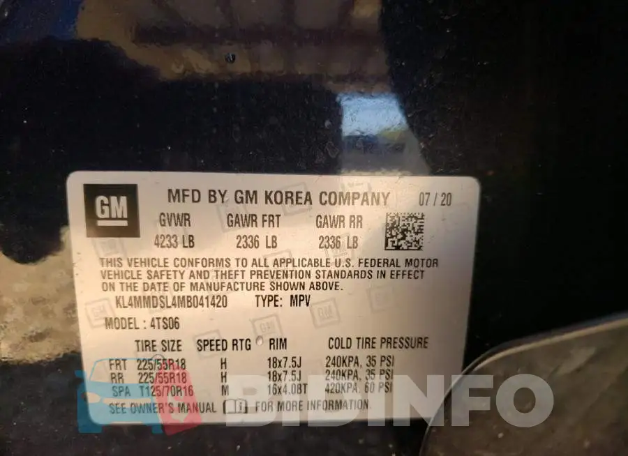 KL4MMDSL4MB041420 Photo# 13