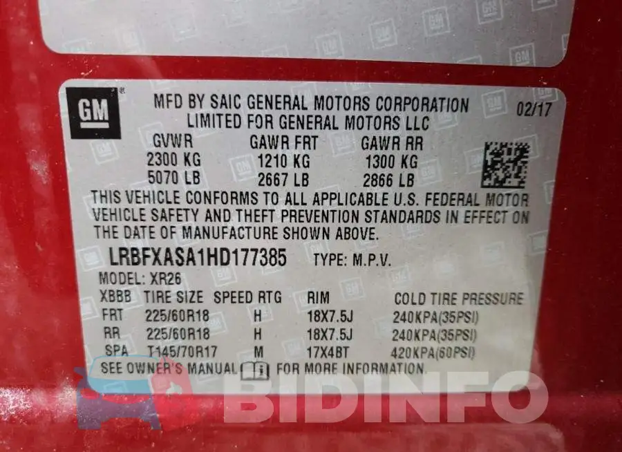LRBFXASA1HD177385 Photo# 13