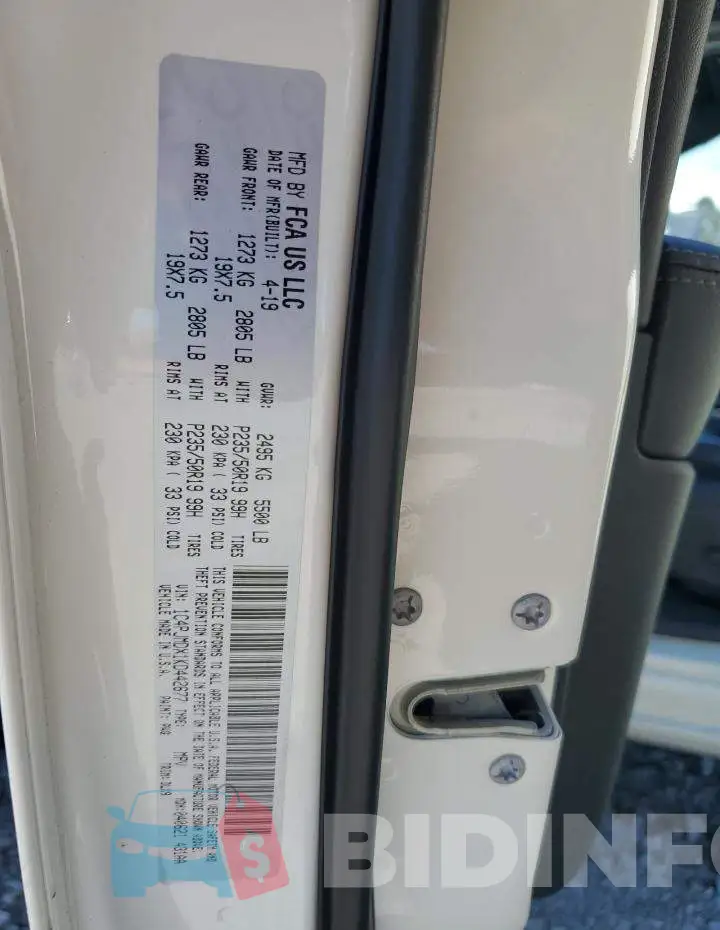 1C4PJMDX1KD442677 Photo# 13