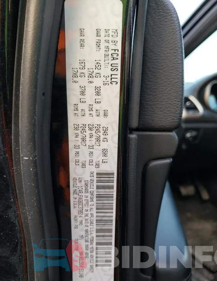 1C4RJFAG6GC378514 Photo# 13