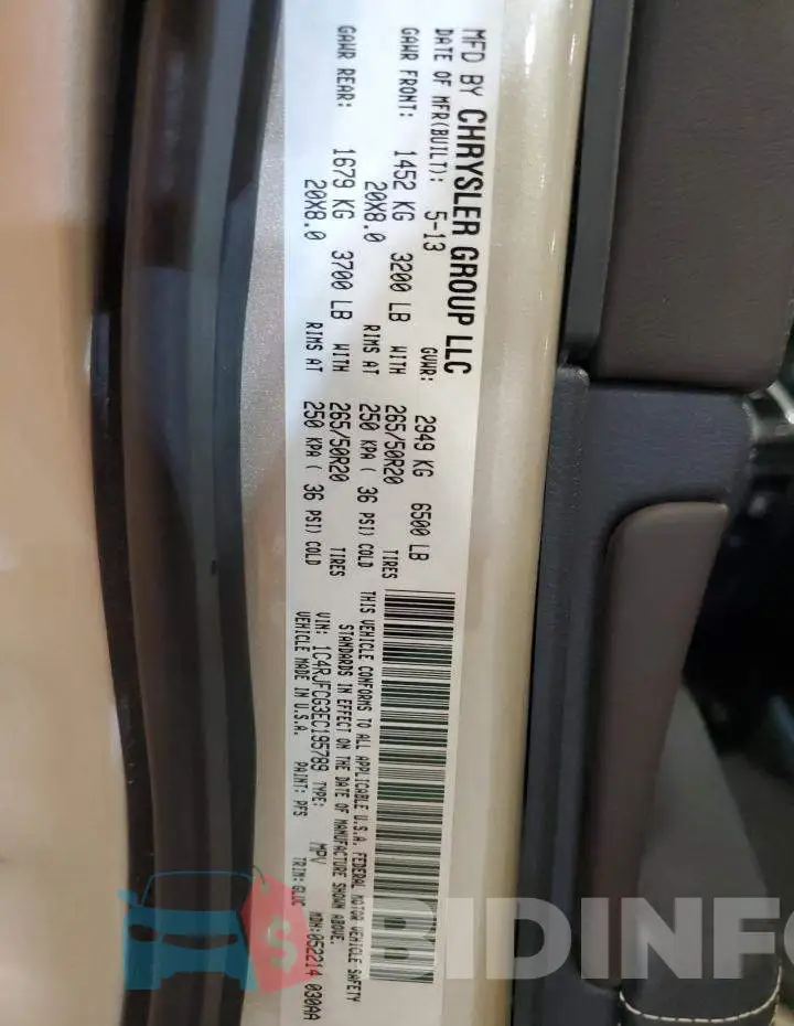 1C4RJFCG3EC195789 Photo# 13