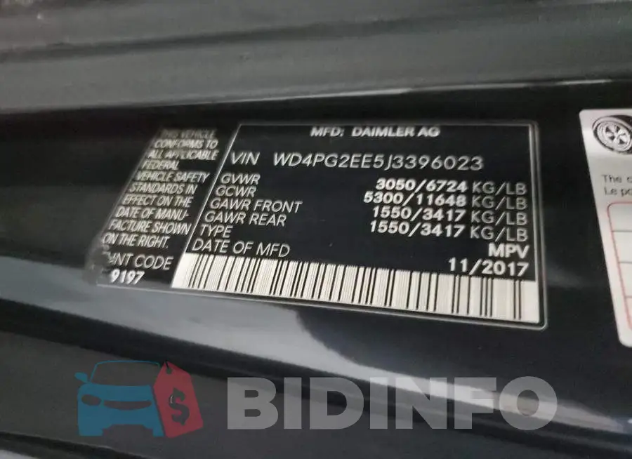 WD4PG2EE5J3396023 Photo# 13