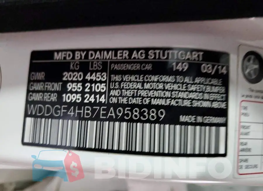 WDDGF4HB7EA958389 Photo# 12