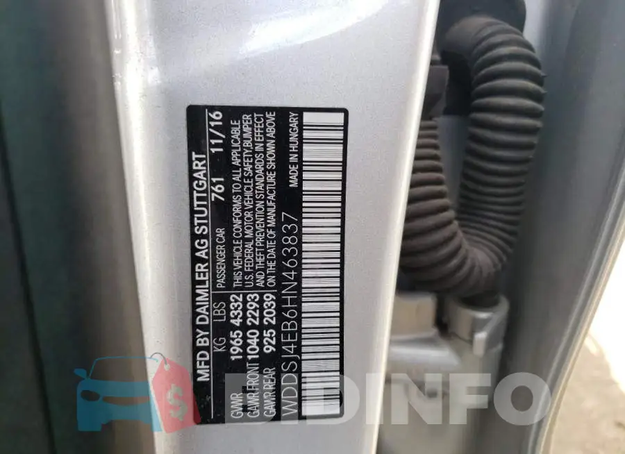 WDDSJ4EB6HN463837 Photo# 10
