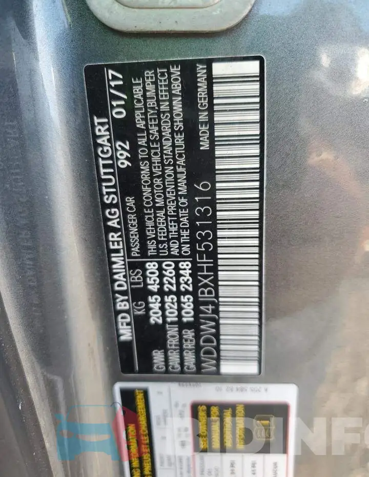 WDDWJ4JBXHF531316 Photo# 12