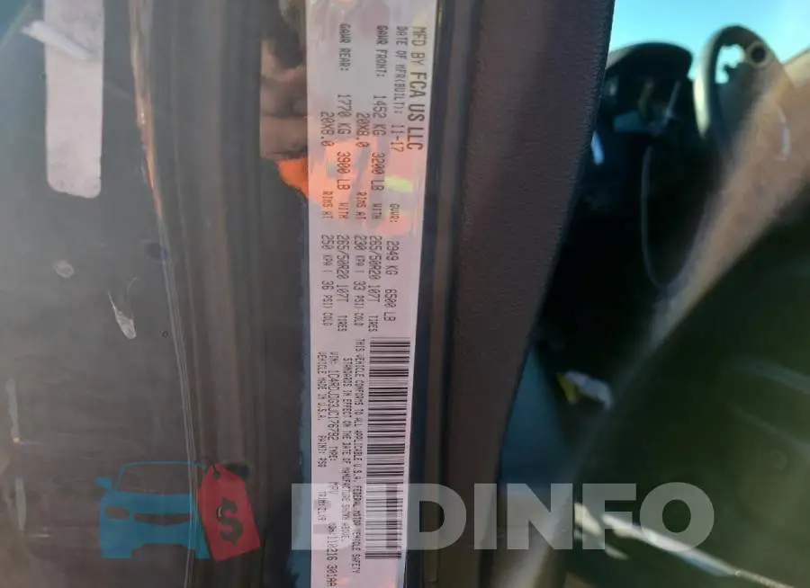 1C4RDJDG3JC176792 Photo# 14